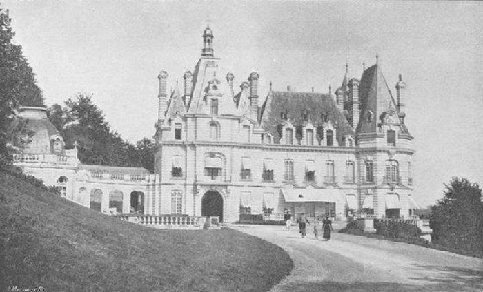 Le Château de Glaignes - Photo tirée du Sport universel illustré (1895)